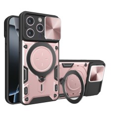 Husa iPhone 16 Pro Techsuit CamGuard Pro, roz auriu foto