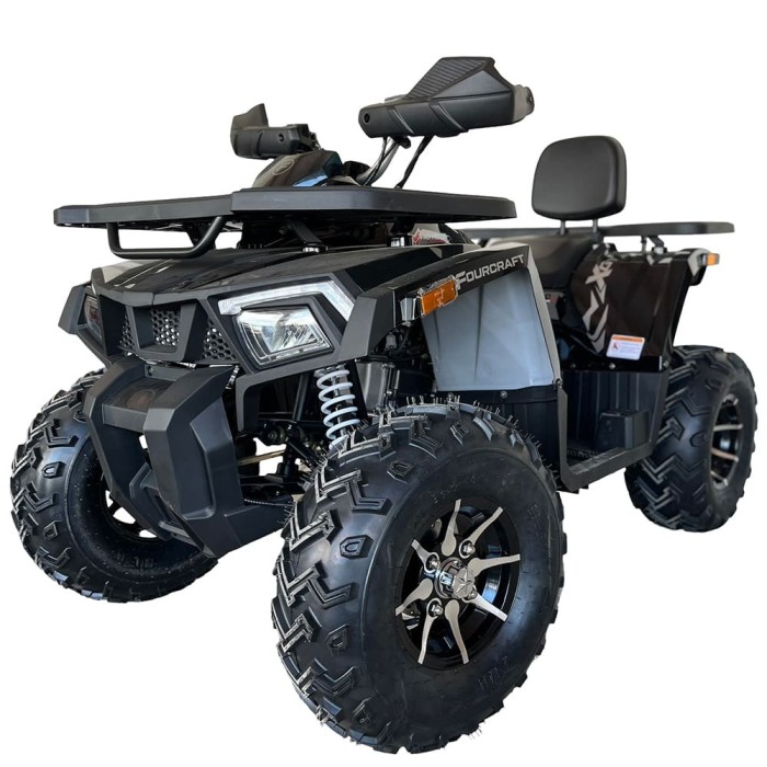 Atv 200cc Tao Shark Fourcraft 4T benzina 10&amp;quot; Negru