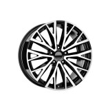 Jante DY1289 KM 19x8.5 5x108 ET45 negru polish diamond cut compatibile Ford Jaguar Land Rover Volvo Cod: DY1289