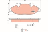 TRW GDB1600 COTEC set placute frana,frana disc