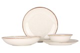 Rinart Set de vesela (Large) - Brunilda - 24 bucăți - 6 persoane - Porţelan