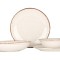 Rinart Set de vesela (Large) - Brunilda - 24 bucăți - 6 persoane - Porţelan