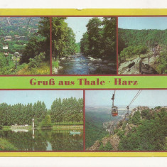 SG1 - Carte Postala - Germania - DDR - Thale (Kr. Quedlinburg ), Circulata 1985