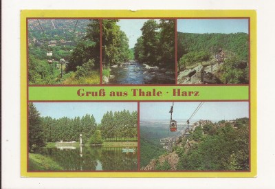 SG1 - Carte Postala - Germania - DDR - Thale (Kr. Quedlinburg ), Circulata 1985 foto