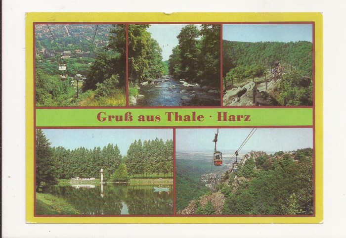SG1 - Carte Postala - Germania - DDR - Thale (Kr. Quedlinburg ), Circulata 1985