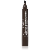 Revuele Master Brow Definer creion spr&acirc;ncene precise culoare Dark 2,2 ml