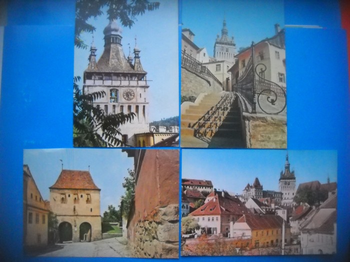 HOPCT LOT 3698 -4 CARTI POSTALE-SIGHISOARA- JUD MURES-NECIRCULATE
