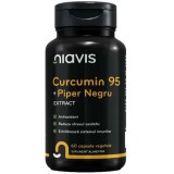 Curcumin 95 + Piper Negru Extract 60 capsule, Niavis