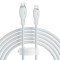 CABLU alimentare si date Baseus Pudding, Fast Charging Data Cable pt. smartphone, USB Type-C la Iphone Lightning 20W, 1.2m, alb &quot;P10355701221-B1&quot; (tim