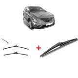 Cumpara ieftin Set 3 stergatoare RENAULT KOLEOS II (HC_) 2016, pentru parbriz si luneta, Valeo Silencio