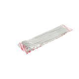 Coliere plastic gri 4.8x380 mm pentru capace roti auto, 100 buc