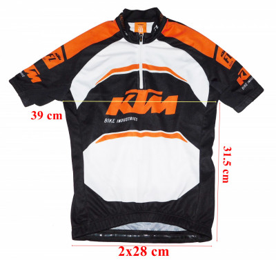 Tricou ciclism KTM copii marimea 140 cm foto