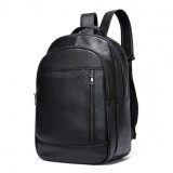 Cumpara ieftin Rucsac unisex, Caspian GT2733, piele naturala, Negru, DELIS