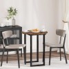 VidaXL Placă de masă Stejar afumat 60 x 60 x 1.5 cm Lemn compozit