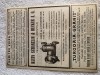 Afis original reclama antebelica societati KLEIN SCHLAINZIG SI BEKER , GRANIT TURCOAIA Regalitate Romania .Anii 1930 .