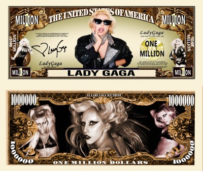 !!! SUA = FANTASY NOTE (TJ6) = CANTAREATA LADY GAGA - 2023 - UNC foto