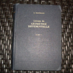 Lecon De Geometrie Differentielle Volume. 2 - G. Vranceanu ,552678