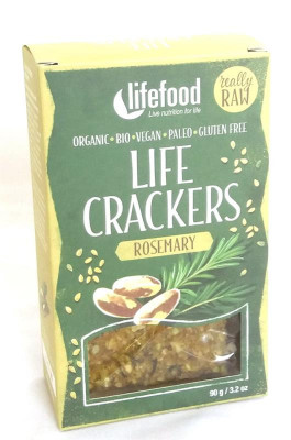 Lifecrackers cu Rozmarin Raw Bio Lifefood 90gr foto