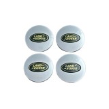 Set 4 capace jante aliaj LAND ROVER, RANGE ROVER, 62-63mm, Argintiu Verde, Autohelix MSA