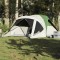 vidaXL Cort de familie tunel, 6 persoane, verde, impermeabil 4009458