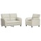 Set de canapea 2 pcs Crem Catifea - 2