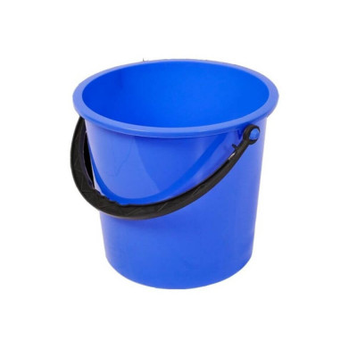 Galeata Rotunda STERK, 10L, Albastra, Galeti Rotunde pentru Mop, Galeti Plastic Simple, Galeti 10 Litri pentru Curatenie Casa, Galeata pentru Mop, Gal foto