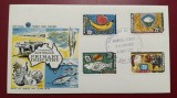 Australia 1972 - industria alimentara, serie pe FDC circulata