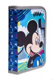 Penar cu 1 fermoar si 2 flapsuri, echipat, 32 piese Mickey Mouse, Litera