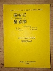 Mecanisme indrumar- V. Merticaru, C. Duca foto