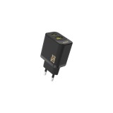 &Icirc;ncărcător Dudao A26T GaN 25W USB-A, USB-C - Negru