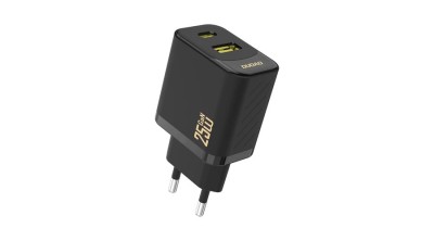 &amp;Icirc;ncărcător Dudao A26T GaN 25W USB-A, USB-C - Negru foto