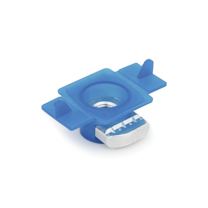Set 100 Piulita insertie otel zincat cu ajutor plastic pt. profile aluminiu 41x41 si 41x21 M8