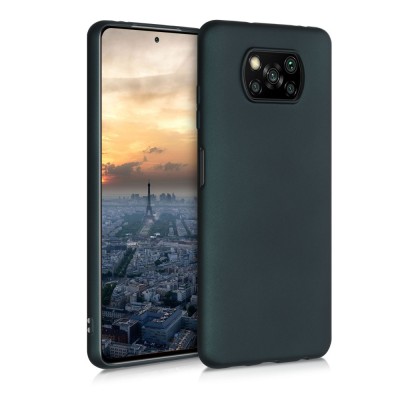 Husa pentru Xiaomi Poco X3 (NFC), Silicon, Verde, 53483.14 foto
