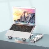 Cumpara ieftin Suport de birou Pliabil, Borofone BH70 Eagle, pentru Laptop cu o lungime de 15,6 inch, Alb
