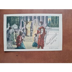 Carte postala, desen 1902