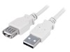 Cablu USB 2.0 A-A Nichelat 1.8m Gri, Logilink
