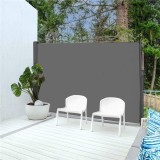 Paravan lateral pentru intimitate, extensibil, sistem fixare inclus, 200x300cm, gri inchis Household NewTrend