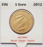 2255 Finlanda 5 euro 2012 World Design Capital - Helsinki km 181, Europa