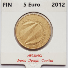 2255 Finlanda 5 euro 2012 World Design Capital - Helsinki km 181
