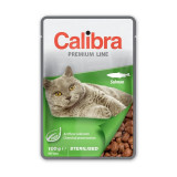 Cumpara ieftin Calibra Cat Pouch Premium Adult Sterilized Salmon, 100 g