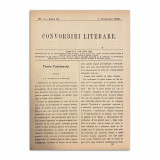 Convorbiri Literare, anul IX, nr. 7, 1 octombrie 1875, cu &bdquo;Soacra cu trei nurori&rdquo; de Ion Creangă