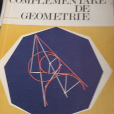 LECTII COMPLEMENTARE DE GEOMETRIE N.N. Mihaileanu