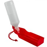 Sticlă Apă C&acirc;ini, 500ml, Plastic, Portabilă, Roșu