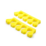 Separatoare pentru degete , spumă, 100 perechi (200 bucăți), culoare galben