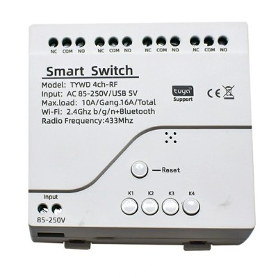 Releu inteligent smart Tuya comutator wifi wireless 4 canale Smart Life 220v foto