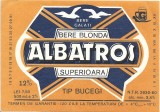 NI420 Etichetă bere blondă superioară tip Bucegi, Albatros, Bere Galați