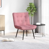 vidaXL Scaun de relaxare roz 64x74x84 cm catifea 4012320