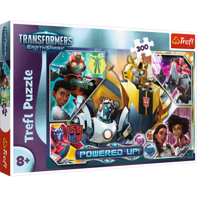 PUZZLE TREFL 300 TRANSFORMERS IN LUMEA ROBOTILOR SuperHeroes ToysZone foto