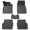 Set de 5 covorase cauciuc 3D stil tavita premium pentru Ford Fiesta VII din 2017-2023