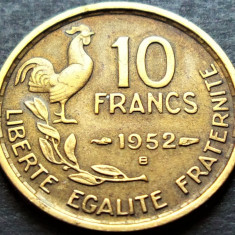 Moneda istoirca 10 FRANCI - FRANTA, anul 1952 * cod 131 - Litera B